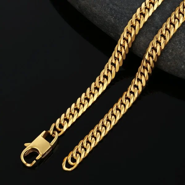 Collar Doble Grumet Royal Gold
