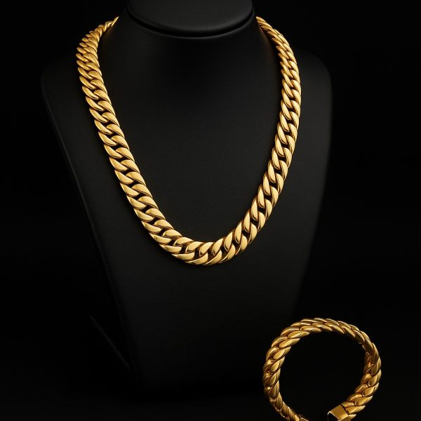 Conjunto Doble Grumet 18k
