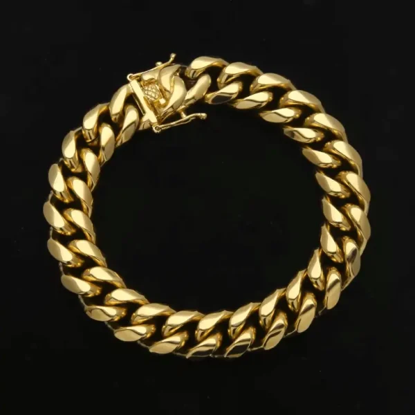 Pulsera Cubana 18k